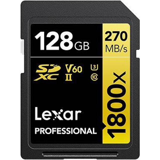 Lexar Professional SDXC 128GB Class 10 UHS-II U3 V60