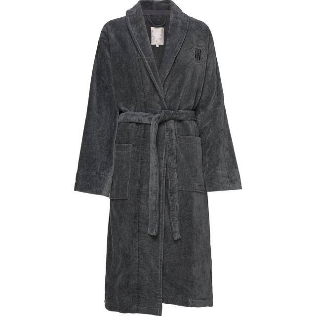 Lexington Hotel Velour Robe - Gray