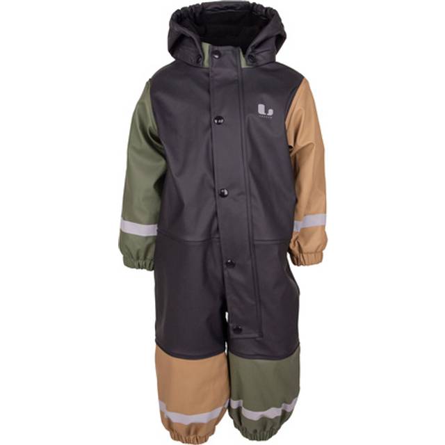Lindberg Baby Fagerhult Rain Fleece Overall - Anth/Green