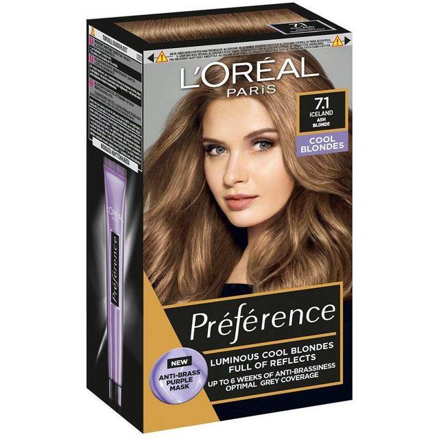 L'Oréal Paris Préférence Cool Blondes 7.1 Iceland Ash Blonde