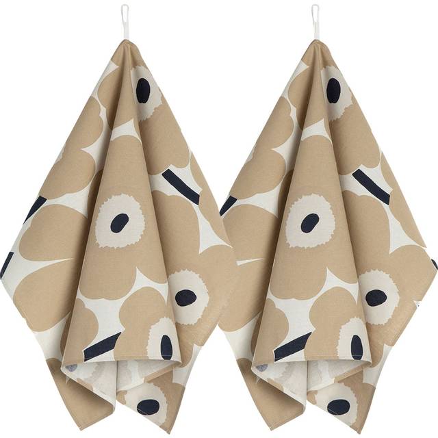 Marimekko Unikko 2-Pack Kökshandduk Off-White (70x47cm)