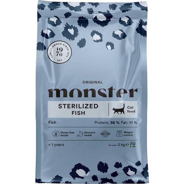 Monster Original Sterilized Fish Kattfoder 6 2kg