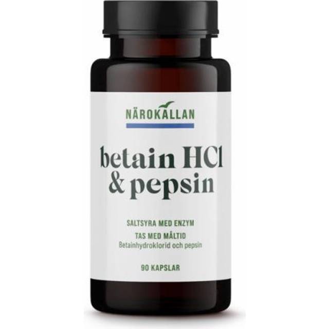 Närokällan Betain HCl + Pepsin 90 st