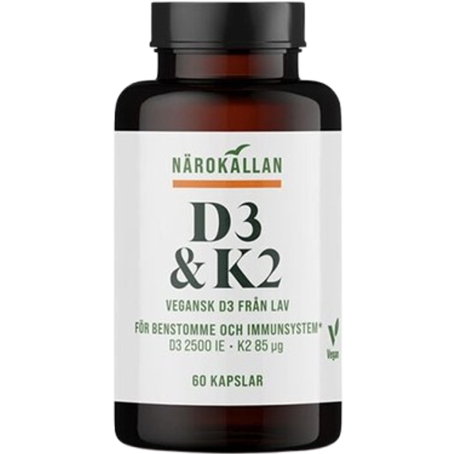 Närokällan D3 & K2 60 st