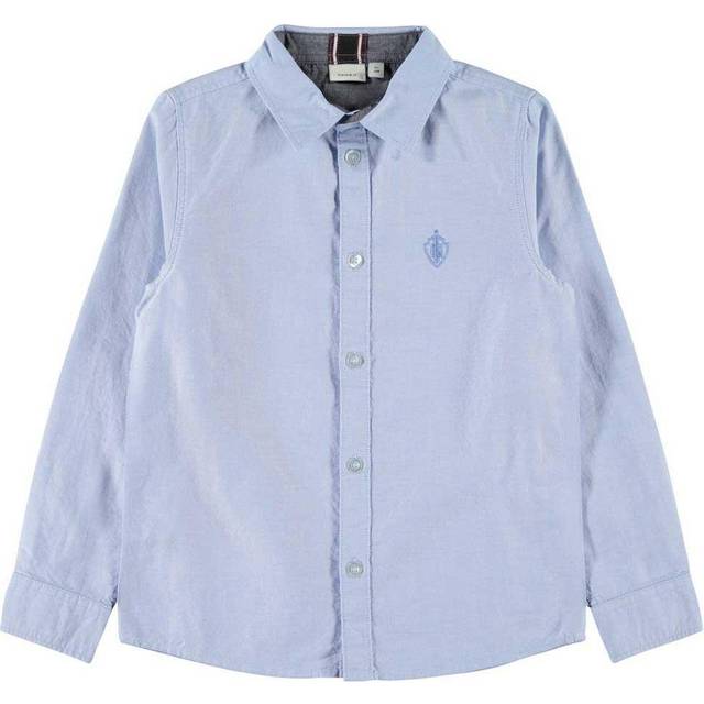 Name It Cotton Shirt - Blue/Campanula (13169166)