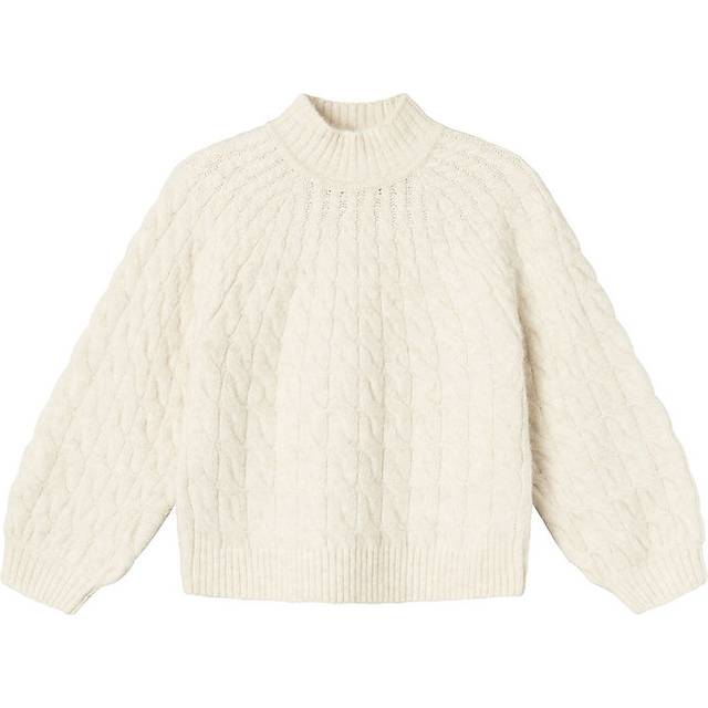 Name It Kid's Nadalie Long Sleeved Knitted Pullover - Jet Stream