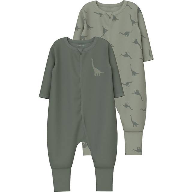 Name It Pyjamas 2-pack Zip - Agave Green
