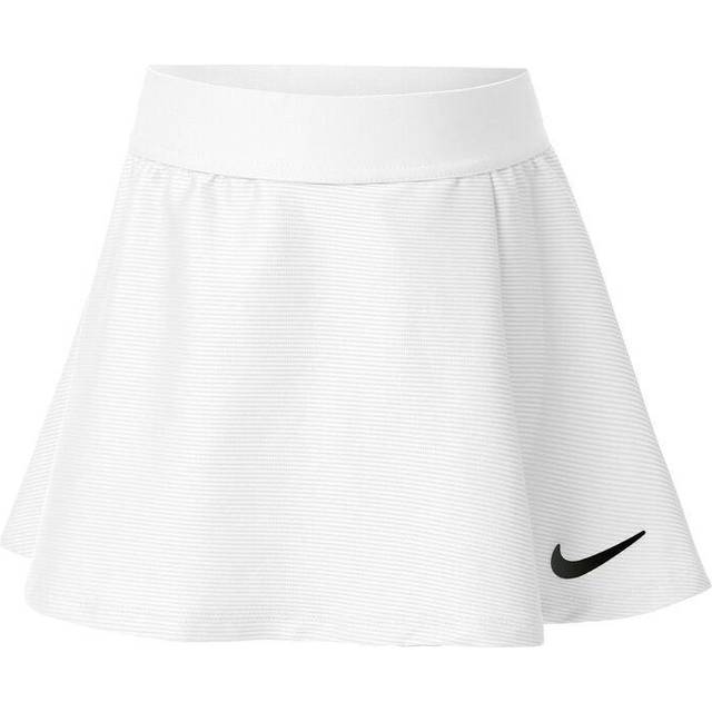 Nike Court Dri-FIT Victory Kjol Barn - Vit/Svart (CV7575-100)