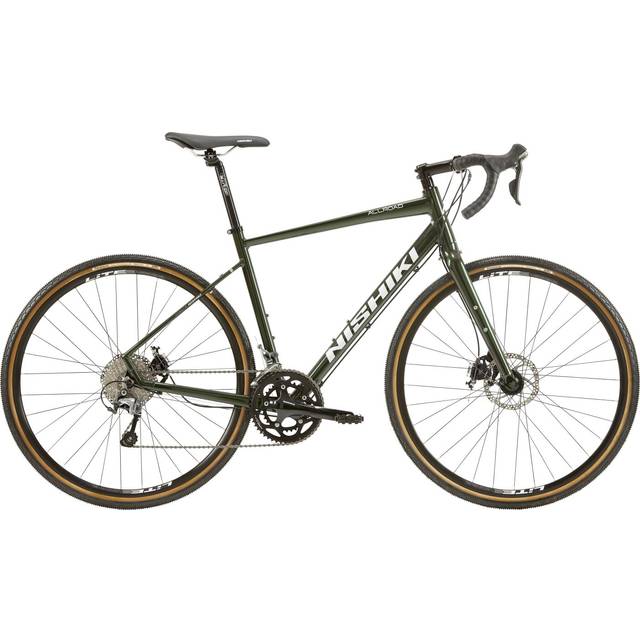 Nishiki Allroad 24in Mossgrön 20-vxl 28" Herrcykel