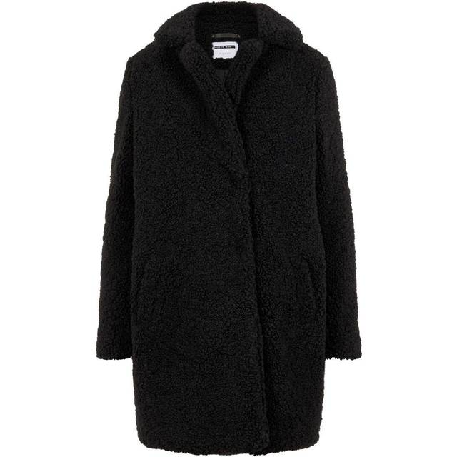 Noisy May Teddy Jacket - Black