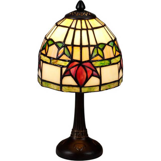 Nostalgia Fuchsia Tiffany Bordslampa 30cm