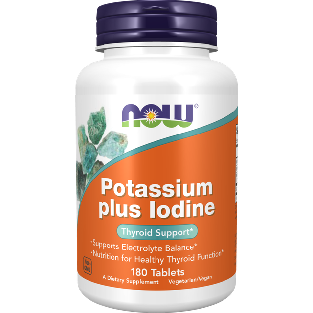 Now Foods Kalium Plus Jod 180 st