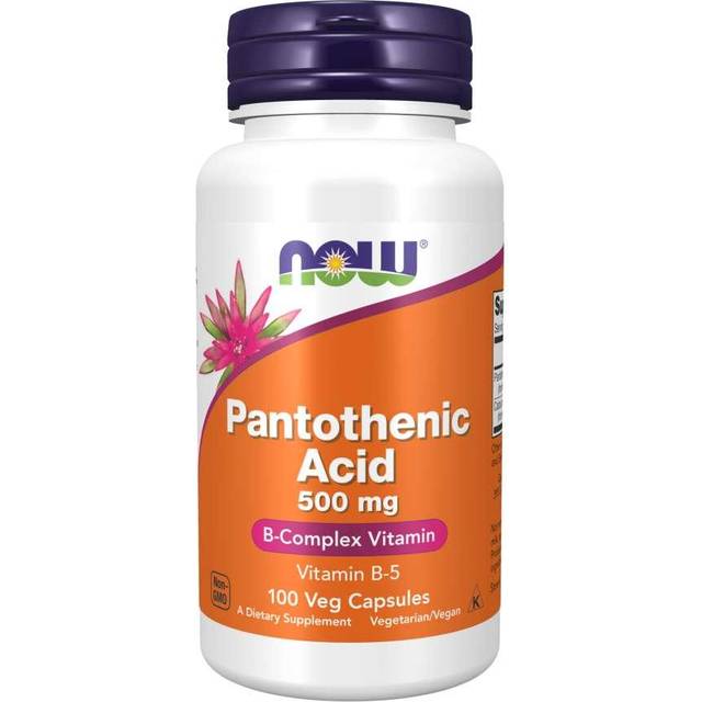 Now Foods Pantotensyra 500mg 100 vegkapslar