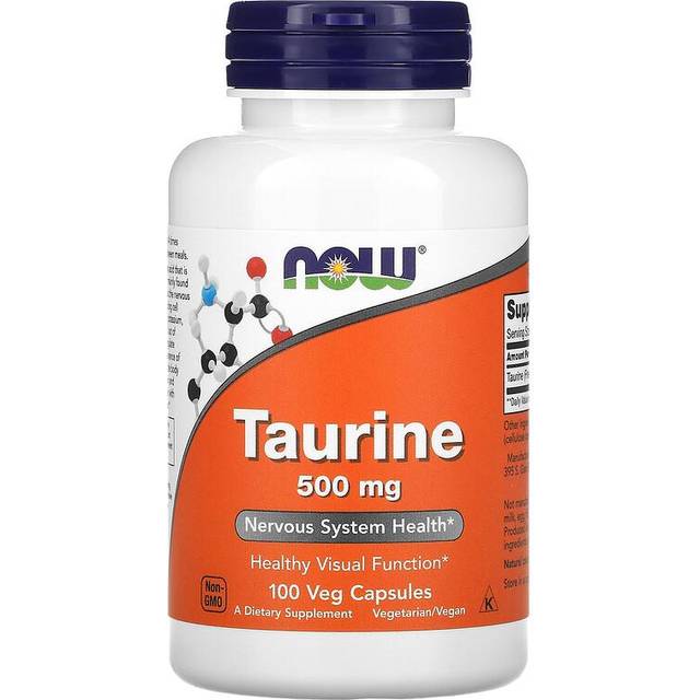 Now Foods Taurin 500mg 100 kapslar