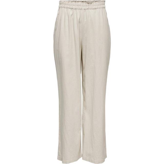 Only linnebyxa highwaist