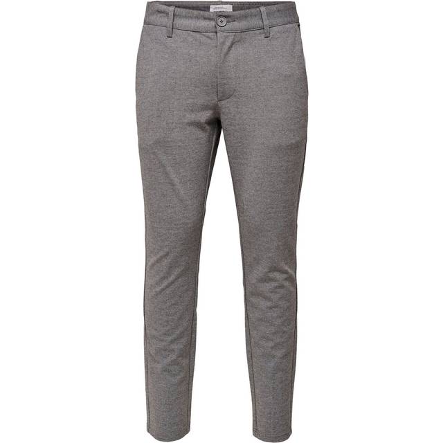 Only & Sons Mark Chinos, Gray/Medium Gray Melange