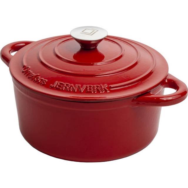Orrefors Jernverk Red med lock 2.8 L 22 cm