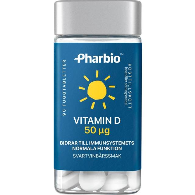 Pharbio Vitamin D 50ug 90 st