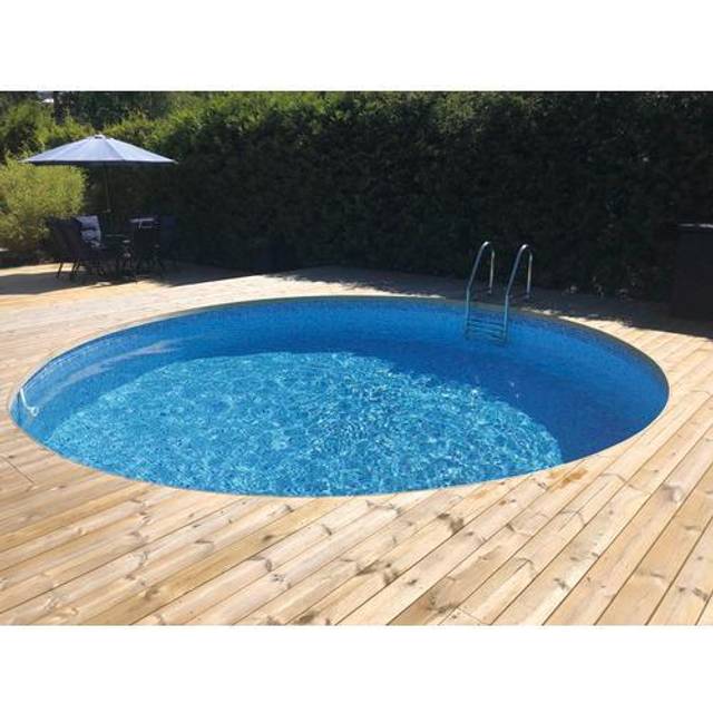 Planet Pool Premium Stålvägg Rund Pool Ø3,5x1,2m