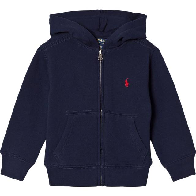 Polo Ralph Lauren Fleece Hoodie Barn - Marinblå