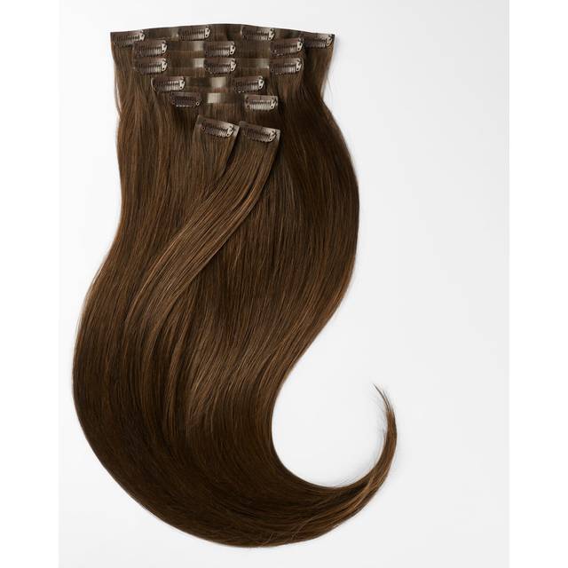 Rapunzel of Sweden Clip-on Set 7 Pieces 50 cm 2.0 Dark Brown