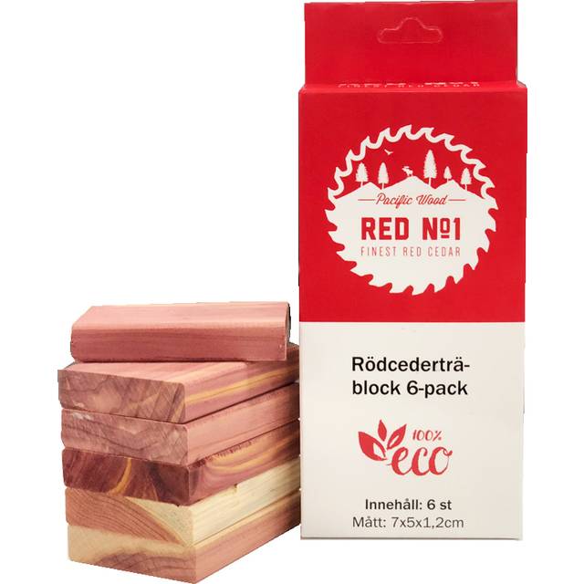 Red Cederblock 6-pack