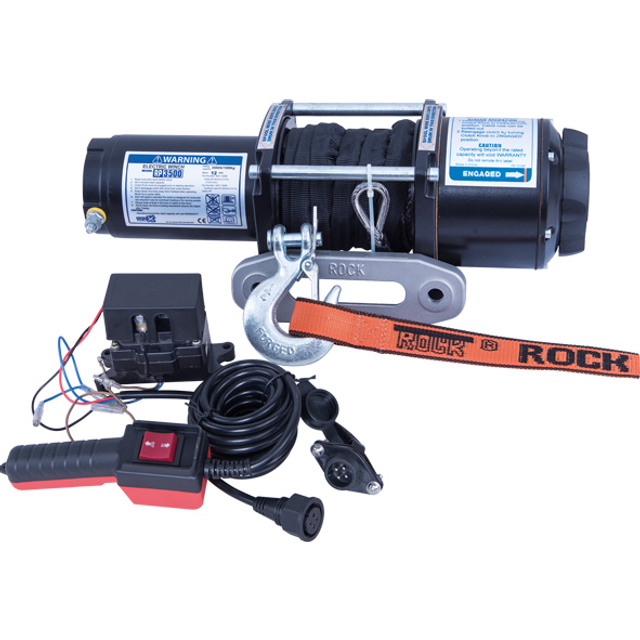 Rock Electric Trailer RP3500 w/rope 3.1hp 2.3kw 1589kg