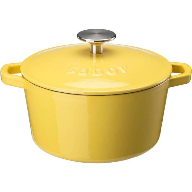 Sabor Gjutjärnsgryta Sunny Joy med lock 2 L 18 cm