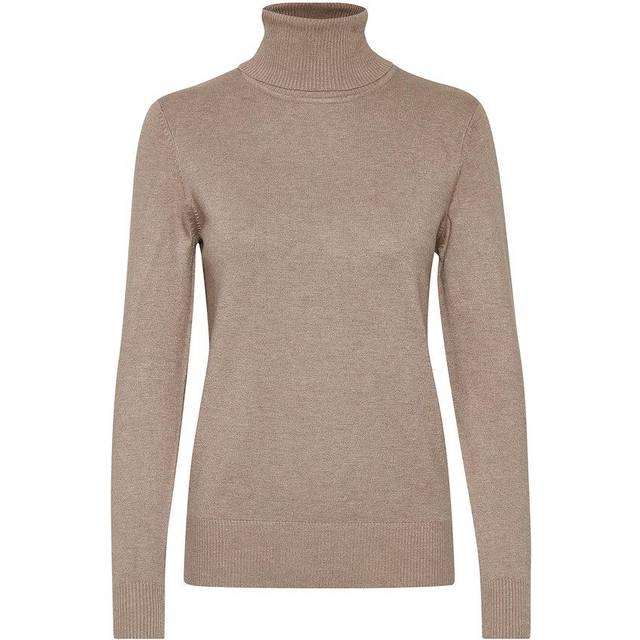 Saint Tropez Mila Stickad Polotröja - Atmos Melange