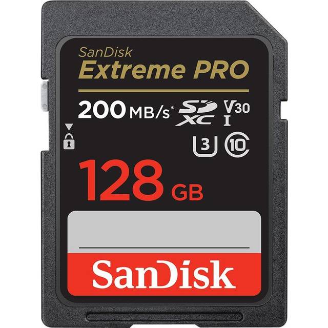 SanDisk Extreme Pro SDXC Class 10 UHS-I U3 V30 200/90MB/s 128GB