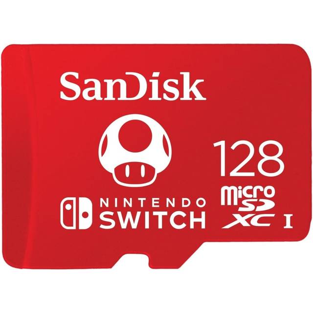 SanDisk Nintendo Switch Red microSDXC Class 10 UHS-I U3 100/90MB/s 128GB