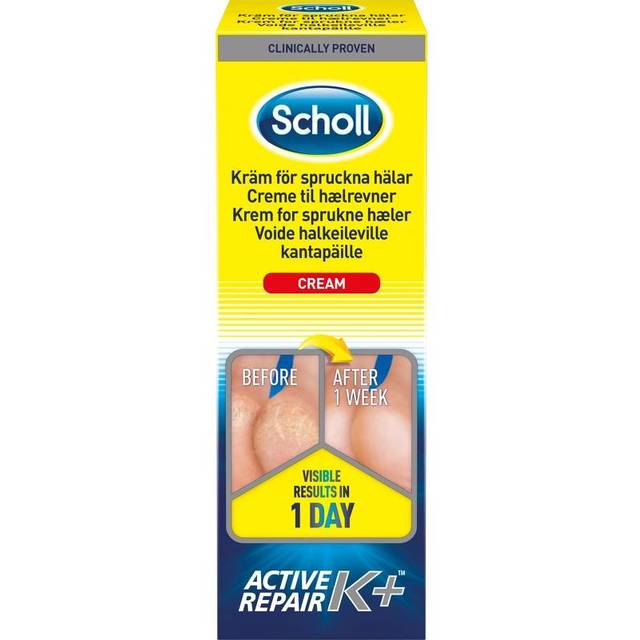 Scholl Active Repair K+ Cream for Cracked Heels 60ml