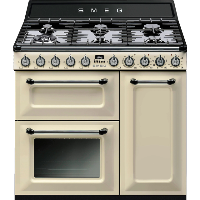 Smeg TR93P Svart Beige