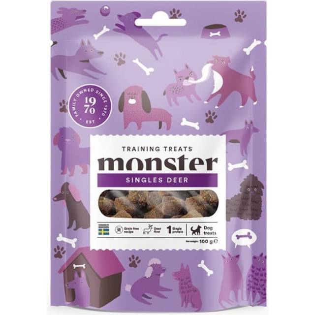 Monster Smulfritt Hundgodis Dog Training Treats Singles