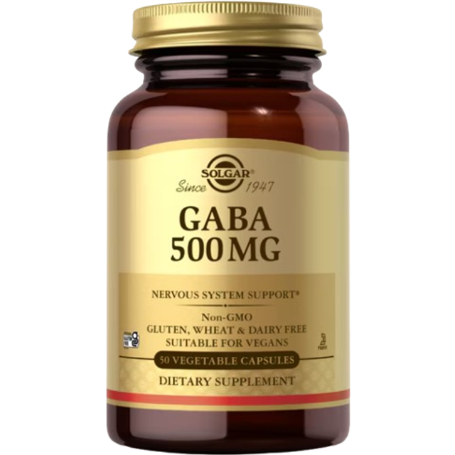 Solgar GABA 500mg 50 kapslar