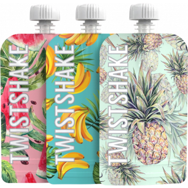 Twistshake Squeeze Bags Large 3-pack 220ml