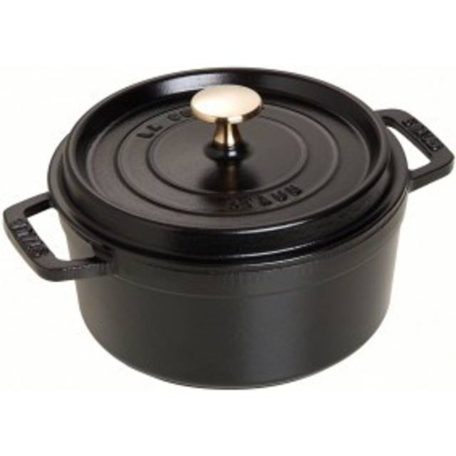Staub Gjutjärn Fondue med lock 1.7 L 18 cm