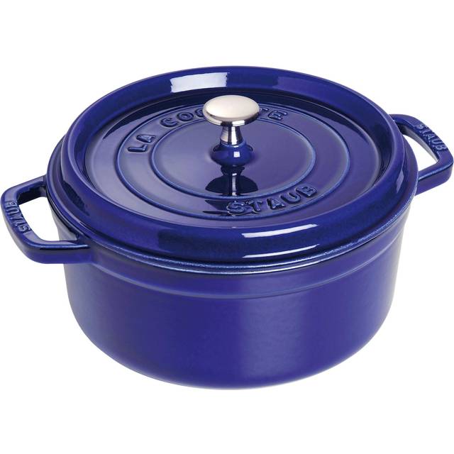 Staub La Cocotte Dark Blue med lock 3.8 L 24 cm