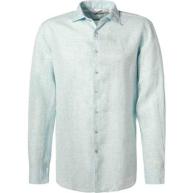 Stenstroems Linen Shirt Blue