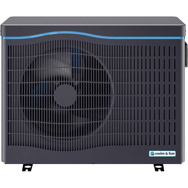 Swim & Fun Växelriktare Poolvärmepump Wi-Fi 9kW