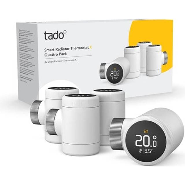 Tado° Smart Radiatortermostat X Quattro pack