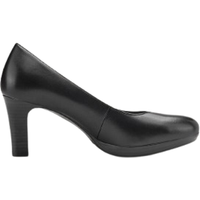 Tamaris Leather Pumps - Black