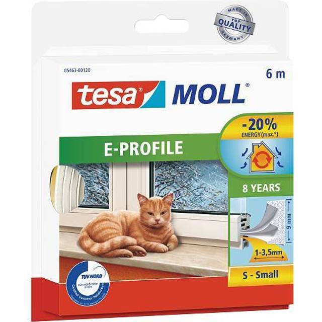 TESA Tesamoll E-Profile White 6000x9mm
