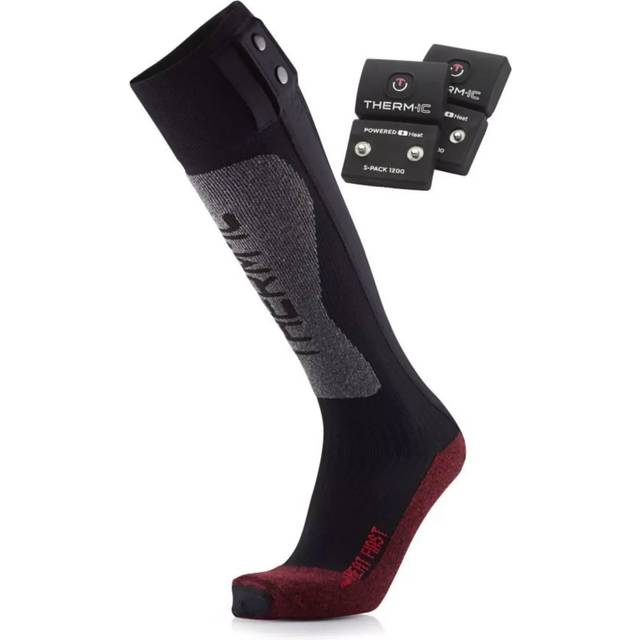 Therm-ic Powersock Set First + 1200 Svart