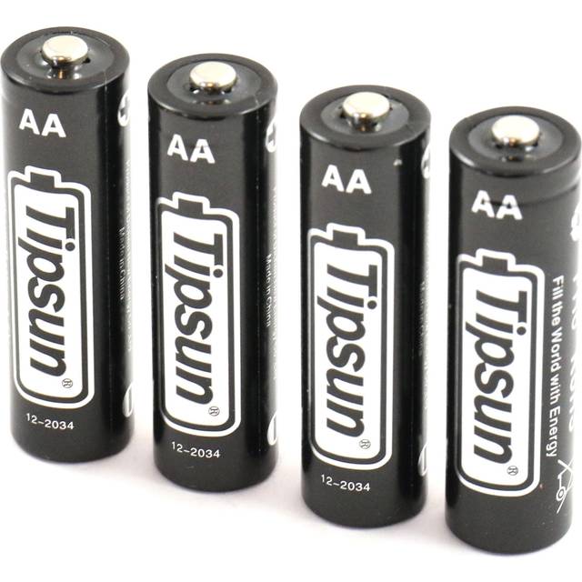 Tipsun AA Litium Batteri 4-pack