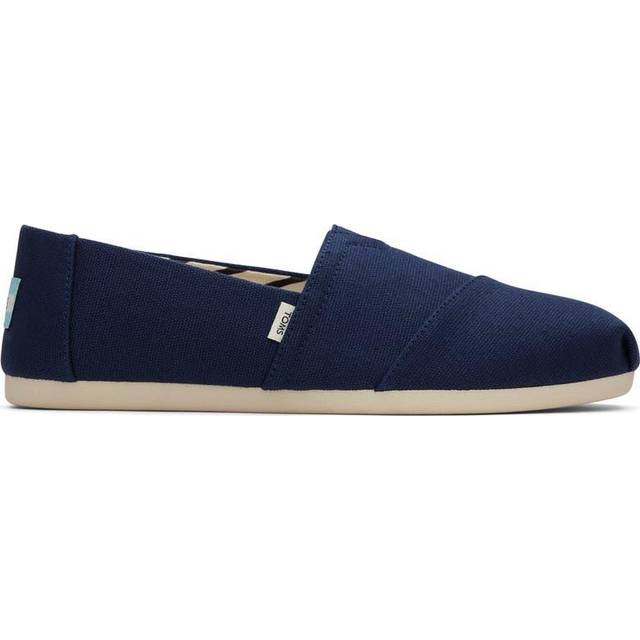 Toms Alp Recycled Cotton Canvas Espadrilles - Navy