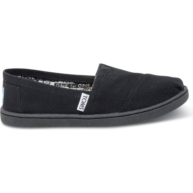 Toms Youth Classics Alpargata - Black espadriller barn