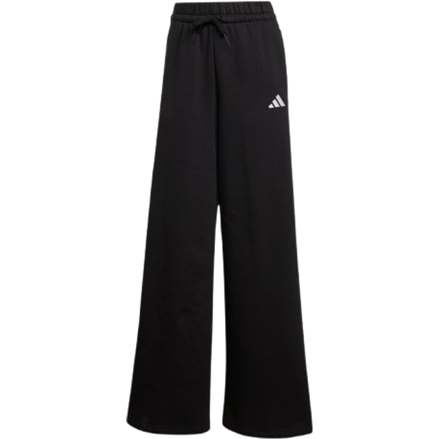 adidas 3-Stripes Fleece Wide Pant - Black