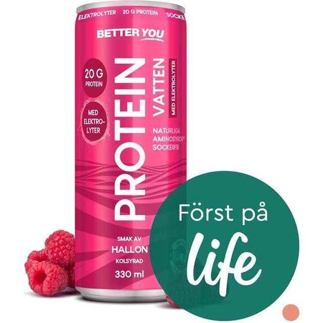 Better You Proteinvatten Elektrolyter Hallon 330ml