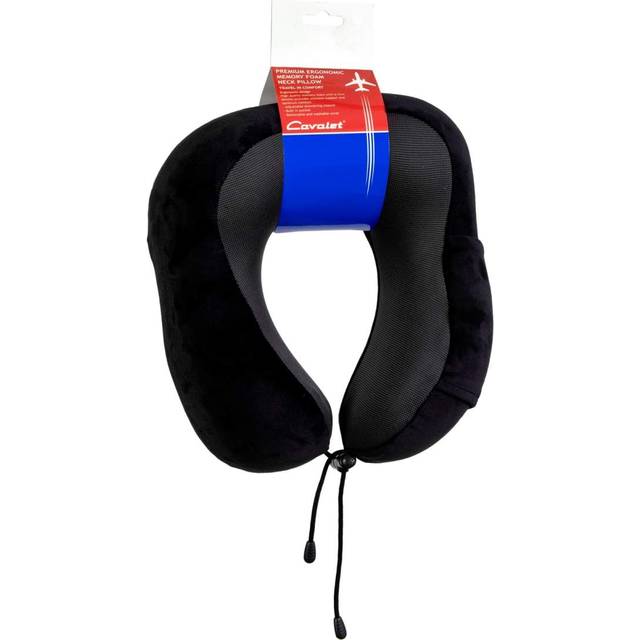 Cavalet Ergonomisk Minnesskum Nackkudde Svart
